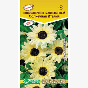 Подсолнечник СОЛНЕЧНАЯ ИТАЛИЯ масленичный (20 шт)/ Евросемена