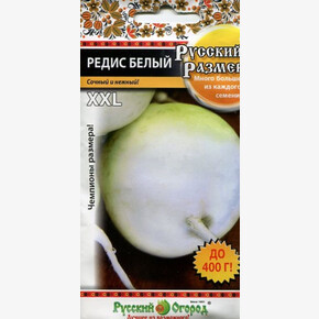 Редис Русский размер белый/ НК