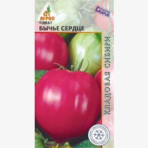 Томат Бычье сердце 0.08г* КС, Россия, сред/ Агрос