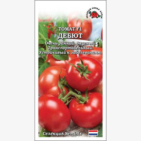 Томат Дебют F1 /Сотка/ 5 шт/ ран.супердет.300-400гр/