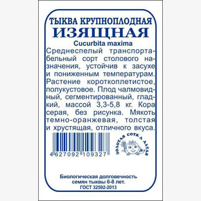 Тыква Изящная б/п /Сотка/ 2 г