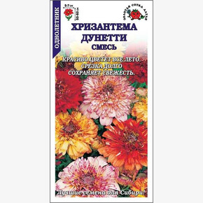 Хризантема Дунетти смесь /Сотка/ 0,2г/ h-50-60см d-5-7см/*1100