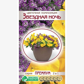 Цветочная композиция Звездная ночь/ Евросемена