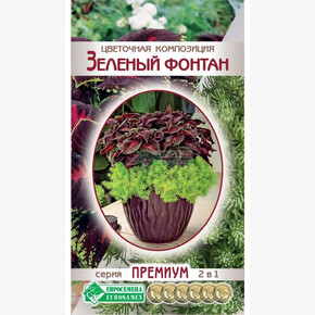 Цветочная композиция ЗЕЛЕНЫЙ ФОНТАН 4 шт/ Евросемена