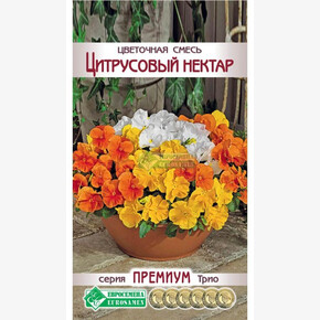 Цветочная смесь ЦИТРУСОВЫЙ НЕКТАР 9 шт/ Евросемена