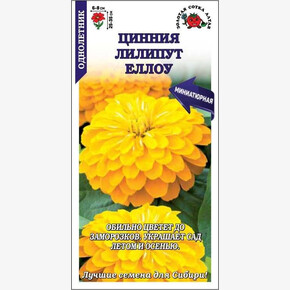 Цинния Лиллипут Еллоу /Сотка/ 0,3 г