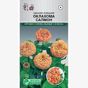 Цинния ОКЛАХОМА САЛМОН (10 шт) /Benary/ Евросемена