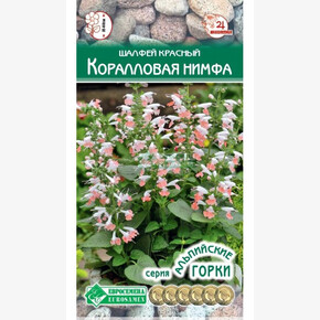 Шалфей КОЛИБРИ КОРАЛЛОВАЯ НИМФА 10 шт/ Евросемена