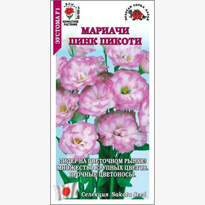 Эустома Мариачи Пинк Пикоти /Сотка/ 5шт