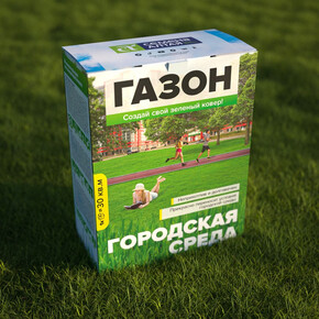 Газон Городская Среда/Сем Алт/1кг. коробка 1/7