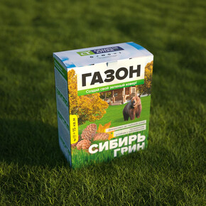 Газон Сибирь Грин /Сем Алт/ 450 гр. коробка 1/10