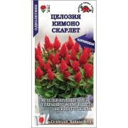 Целозия Кимоно Скарлет /Сотка/ 10шт/ перист. красн. h-25см/*500
