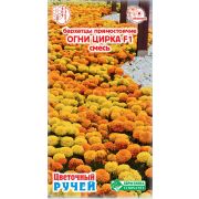 Бархатцы прямостоячие «Огни Цирка смесь F1»/ Евросемена