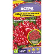 Астра Седая Дама Красная карликовая/Сем Алт/цп 0,05 гр.