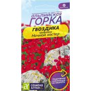 Цветы Гвоздика травянка Ночной Костер/Сем Алт/цп 0,05 гр. многолетник. Альпийская горка